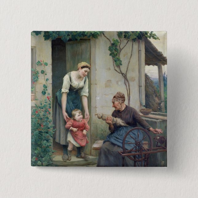 The Three Ages Button (Front)