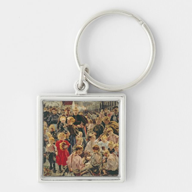 The Three Ages of a Working Man, 1895 Keychain (Front)