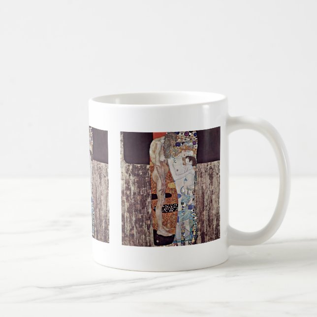The Three Ages Of Woman By Klimt Gustav Coffee Mug (Right)