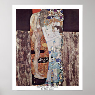 The Three Ages Of Woman By Klimt Gustav Poster