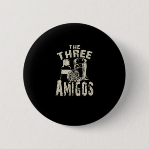 The Three Amigos Cocktail Novelty Drink Button
