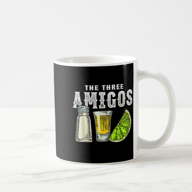 The Three Amigos Lime Salt Tequila Funny Cinco De  Coffee Mug (Right)