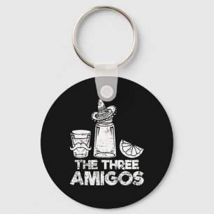 The Three Amigos Shirt Tequila Lime Salt Men Women Keychain