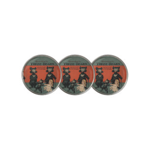 The Three Bears Golf Ball Markers
