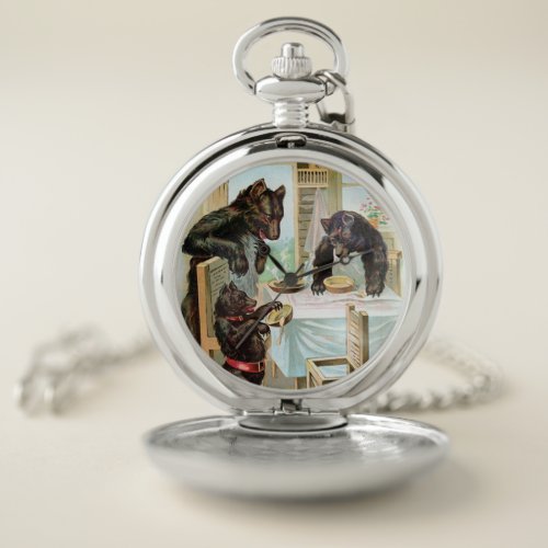 The Three Bears Pocket Watch