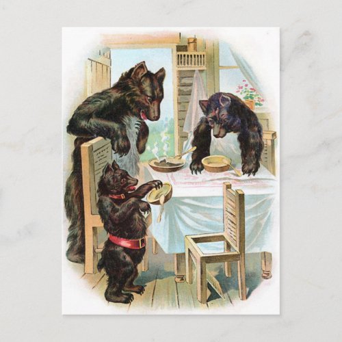 The Three Bears Postcard