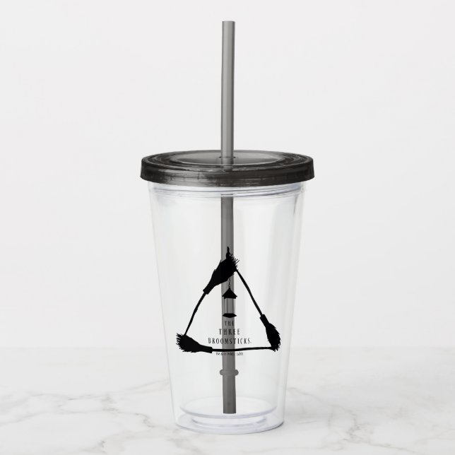 THE THREE BROOMSTICKS™ Logo Acrylic Tumbler (Front)