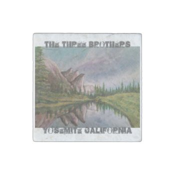 The Three Brothers Stone Magnet by CatherineDuran at Zazzle
