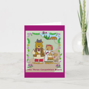 The Three Carpathian Bears Card