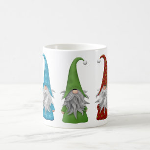 The Three Christmas Gnomes Coffee Mug