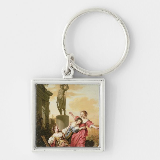 The Three Daughters of Cecrops Keychain (Front)