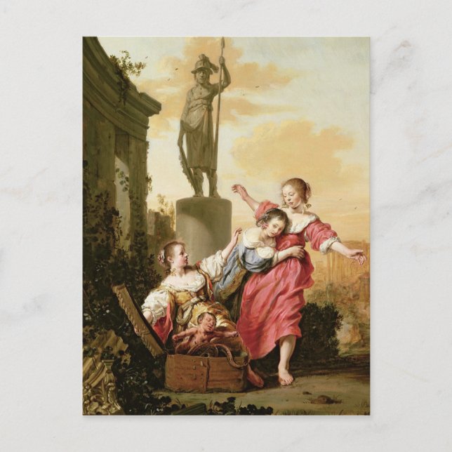 The Three Daughters of Cecrops Postcard (Front)