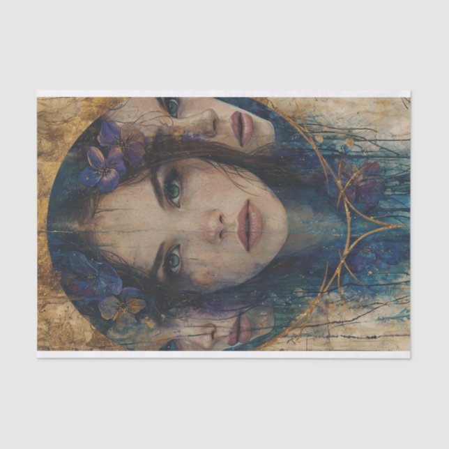 The three faces tissue paper (Front)