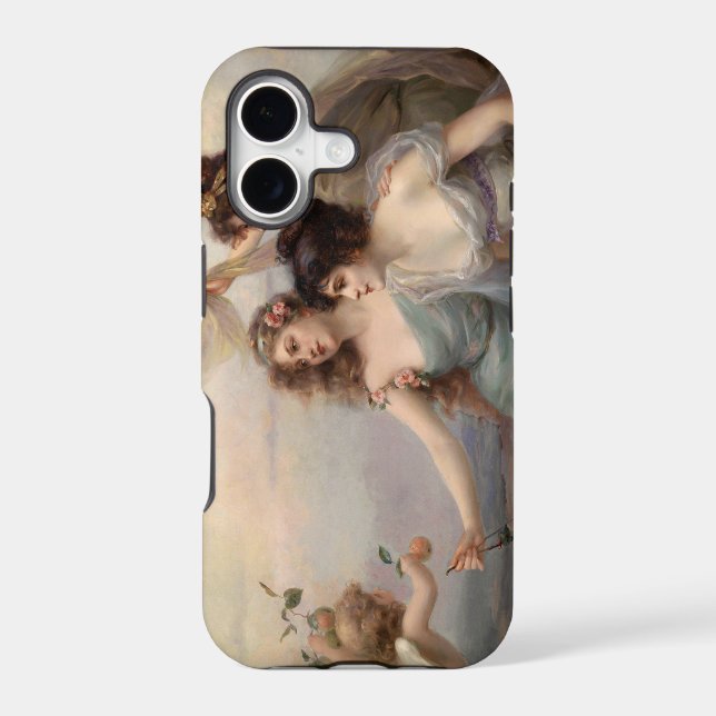 The Three Graces by Edouard Bisson Iphone Case (Back)