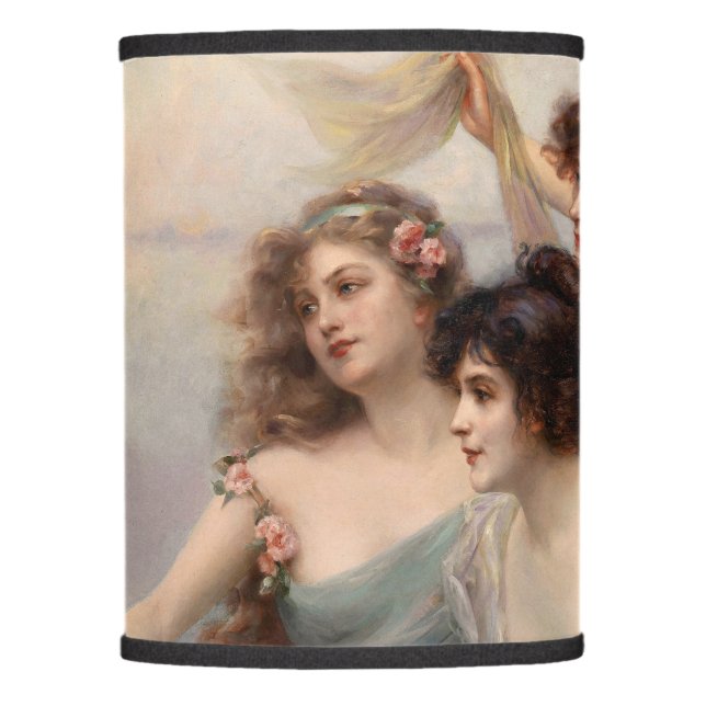 The Three Graces by Edouard Bisson Lamp Shade (Front)