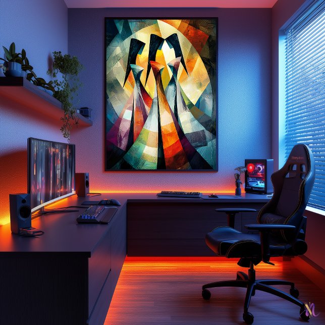 The Three Graces - Cubist masterpiece inspired Poster (Creator Uploaded)