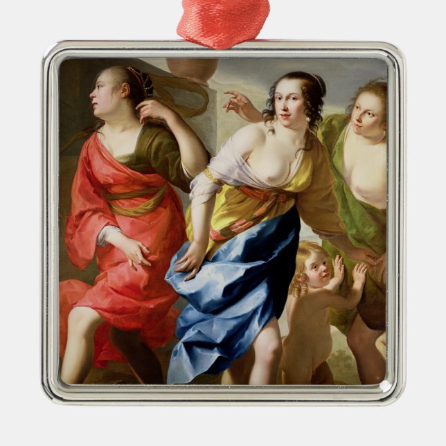 The Three Graces Metal Ornament (Front)