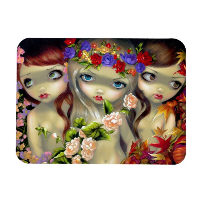 "The Three Graces" Premium Magnet (Horizontal)