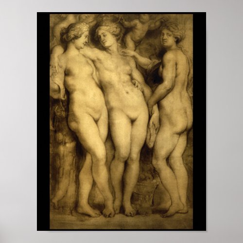 The Three Graces_Studies of the Masters Poster