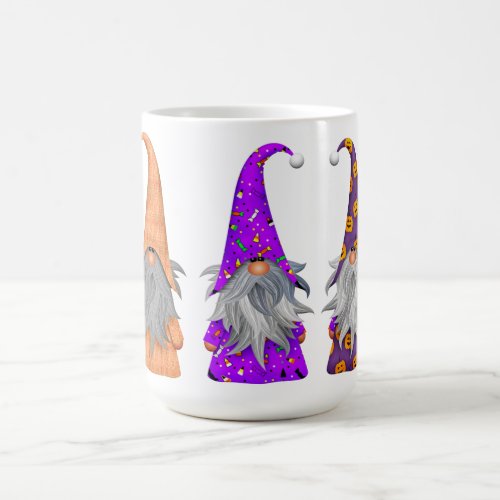 The Three Halloween Gnomes Coffee Mug