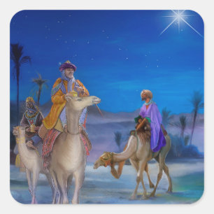 The Three kings Square Sticker
