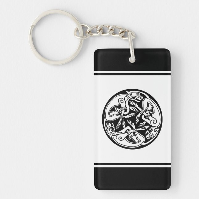 The three lions keychain (Front)