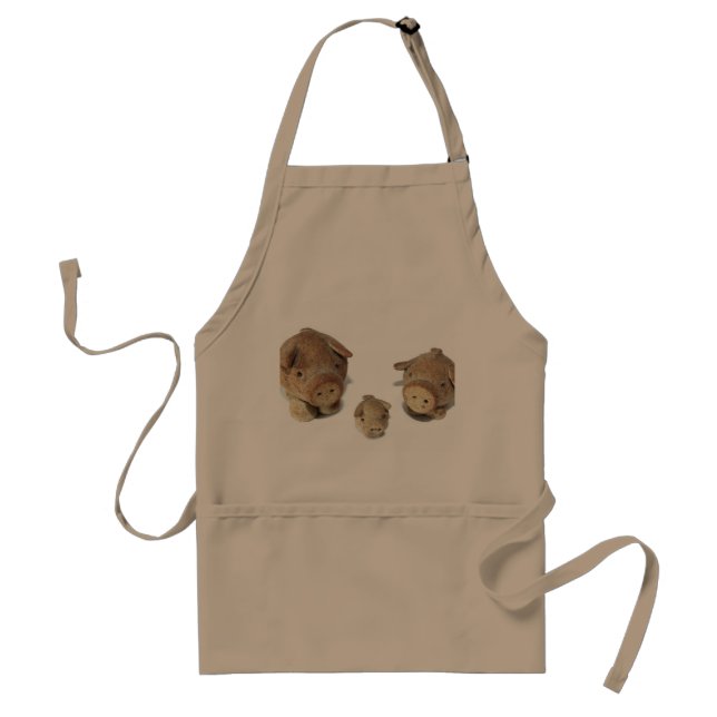 The Three Little Pigs Adult Apron (Front)