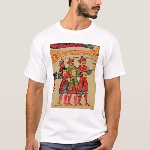 The Three Magi detail from the Nativity T_Shirt