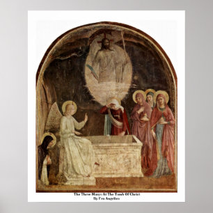 The Three Marys At The Tomb Of Christ Poster