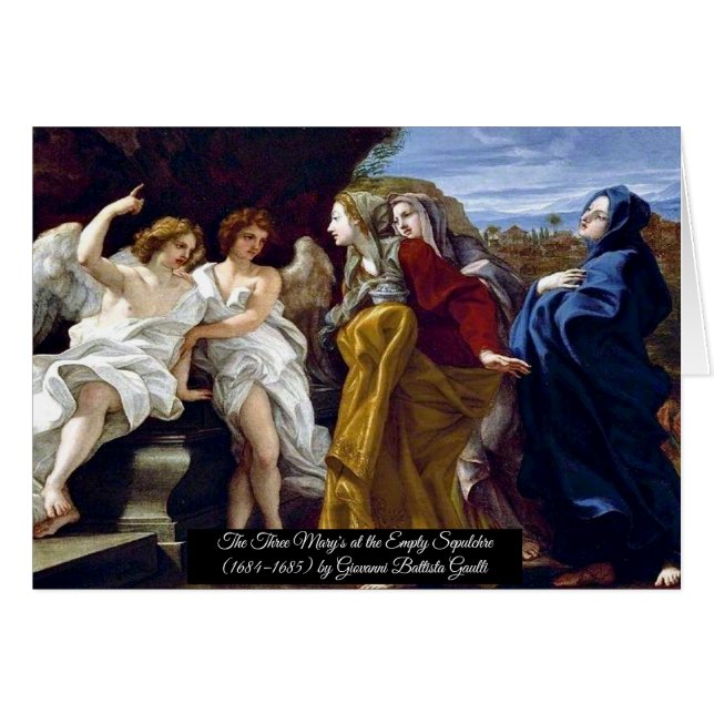 The Three Mary's Cards (Front Horizontal)