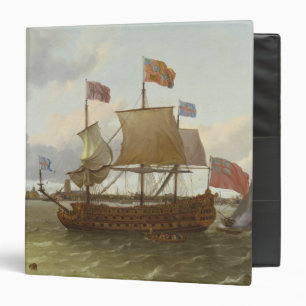 The Three-Master 'Britannia' in Rotterdam, 1698 3 Ring Binder