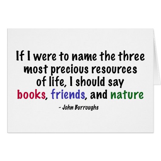 The Three Most Precious Resources of Life Cards (Front Horizontal)