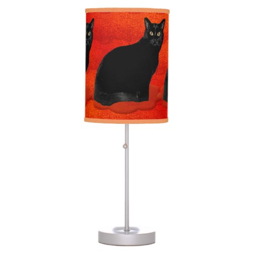 The Three Mouse_keteers Black Cats Table Lamp