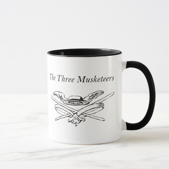 The Three Musketeers Heroes - Alexandre Dumas Mug (Right)