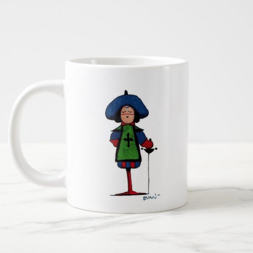 The Three Musketeers Porthos Giant Coffee Mug