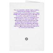 The Three of Diamonds in Purple (Back)