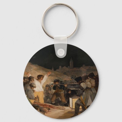 The Three of May by Francisco de Goya Keychain