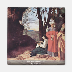 The Three Philosophers By Giorgione Magnet
