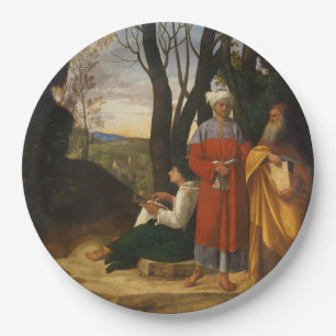 The Three Philosophers (Wise Men) (by Giorgione) Paper Plates