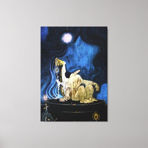 The Three Princesses of the Blue Mountain Canvas Print