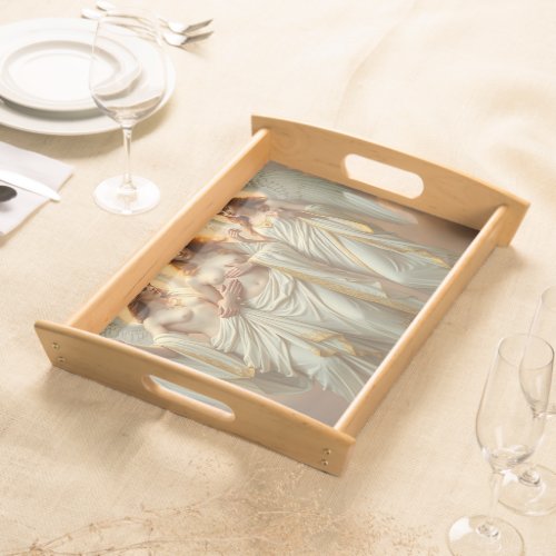 &quot;The Three Saints Angels&quot; Serving Tray