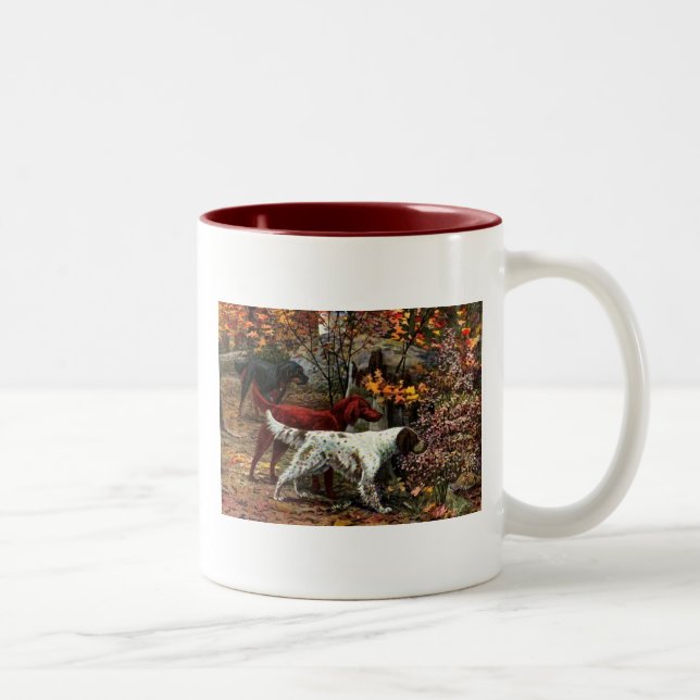 The Three Setters Two-toned Ceramic Mug (Right)