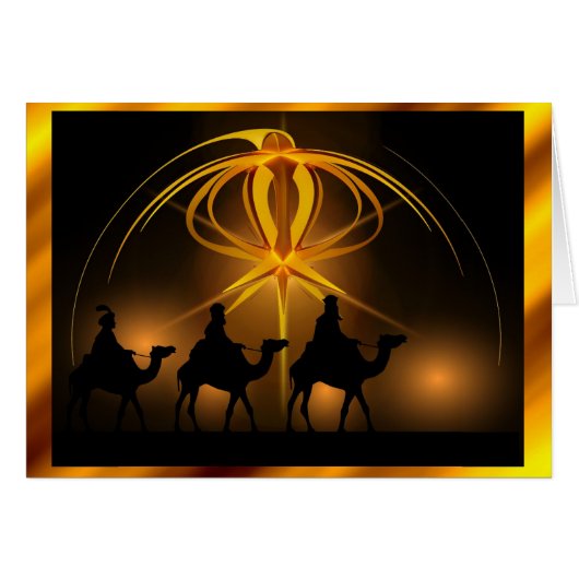 The three wise men cards (Front Horizontal)