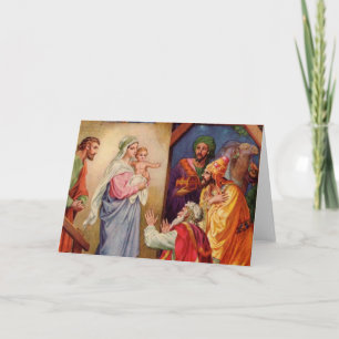 The three wise men holiday card