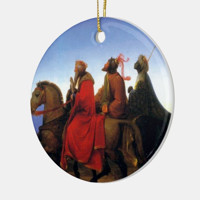 The Three Wisemen Ceramic Ornament (Left)