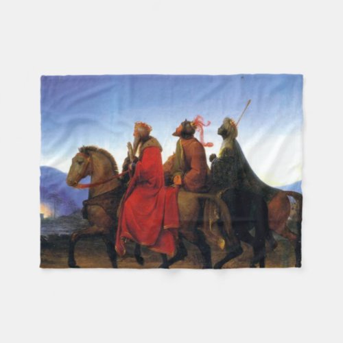 The Three Wisemen Fleece Blanket