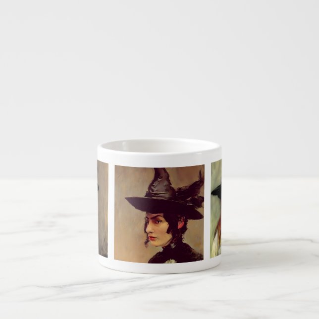 The Three Young Sister Witches Espresso Cup (Front)