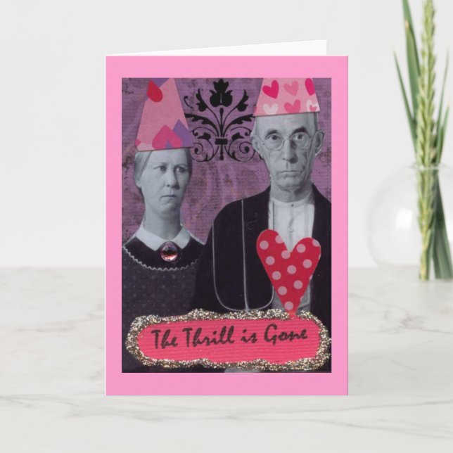 The Thrill is Gone Holiday Card (Front)