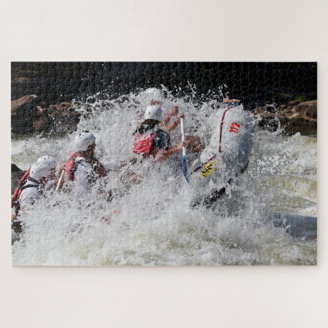 The Thrill of Whitewater Rafting 20 x 30 Jigsaw Puzzle (Horizontal)