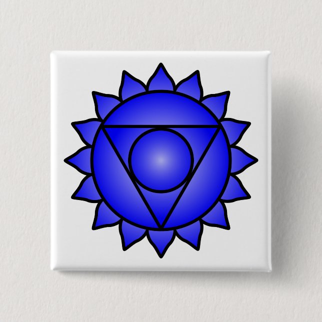 The Throat Chakra Button (Front)